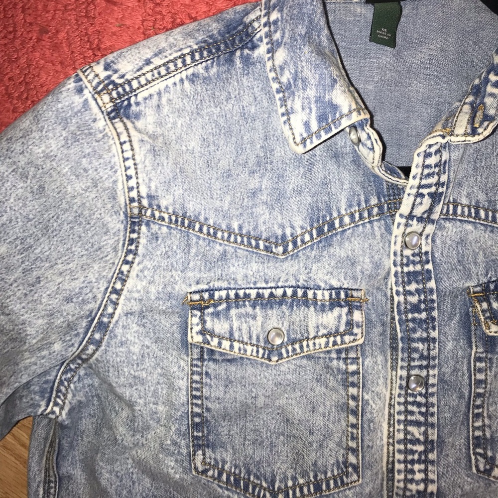Washed-Out Denim Button down - Picture 2 of 3